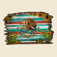 Cactus Turquoise Serape Leopard Mexican Flag Ladies Tee | Teevron