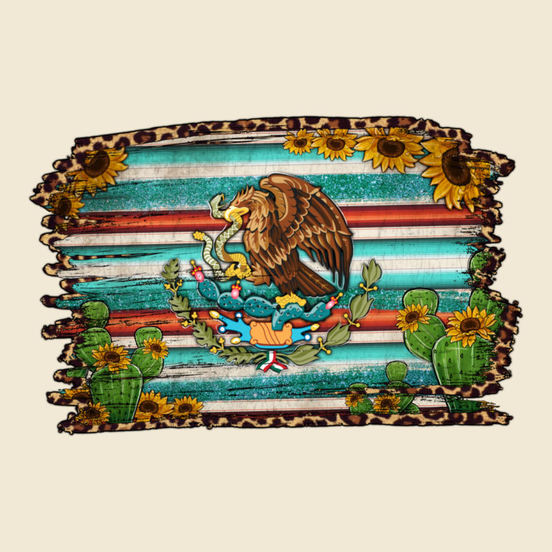 Cactus Turquoise Serape Leopard Mexican Flag Ladies Tee by Jasminsmagicworld | Teevron