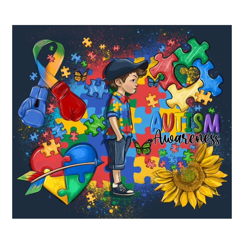 Autism Awareness Premium Tee by MaliasSmallBusiness | Teevron