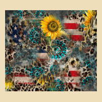 America Flag Leopard Gemstone Sunflower Premium Hoodie | Teevron