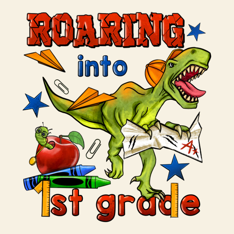 Roaring Into 1st Grade Vintage Tee by BundleAndBundleShop | Teevron