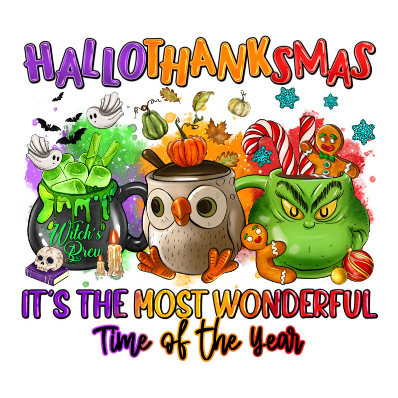 Hallothanksmas Ladies Tee by NancyCooperArtShop | Teevron