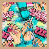 Hand Cream And Nail Tools With Serape And Glitter Seamless Pattern Bbs Vintage Hoodie | Teevron