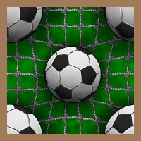 Soccer Ball With Goal Nets Seamless Pattern Classic Tee | Teevron