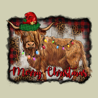 Merry Christmas Highland Cow Heavy Core Tee | Teevron