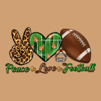 Peace Love Football Vintage Tee | Teevron