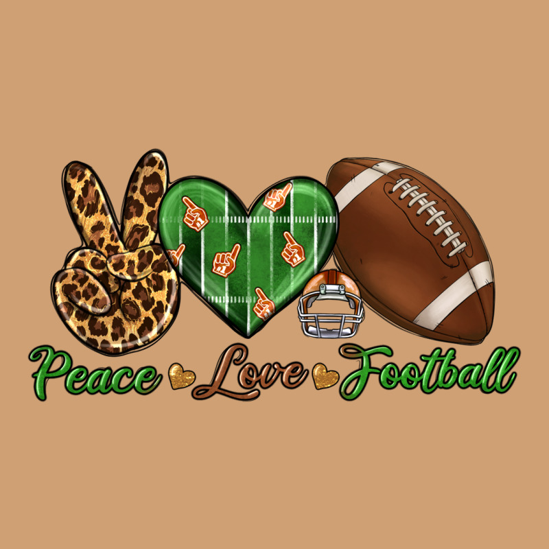 Peace Love Football Vintage Tee by BundleAndBundleShop | Teevron