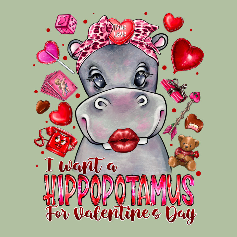 I Want Hippopotamus For Valentines Day Urban Hoodie by CowhideDigitalArt | Teevron