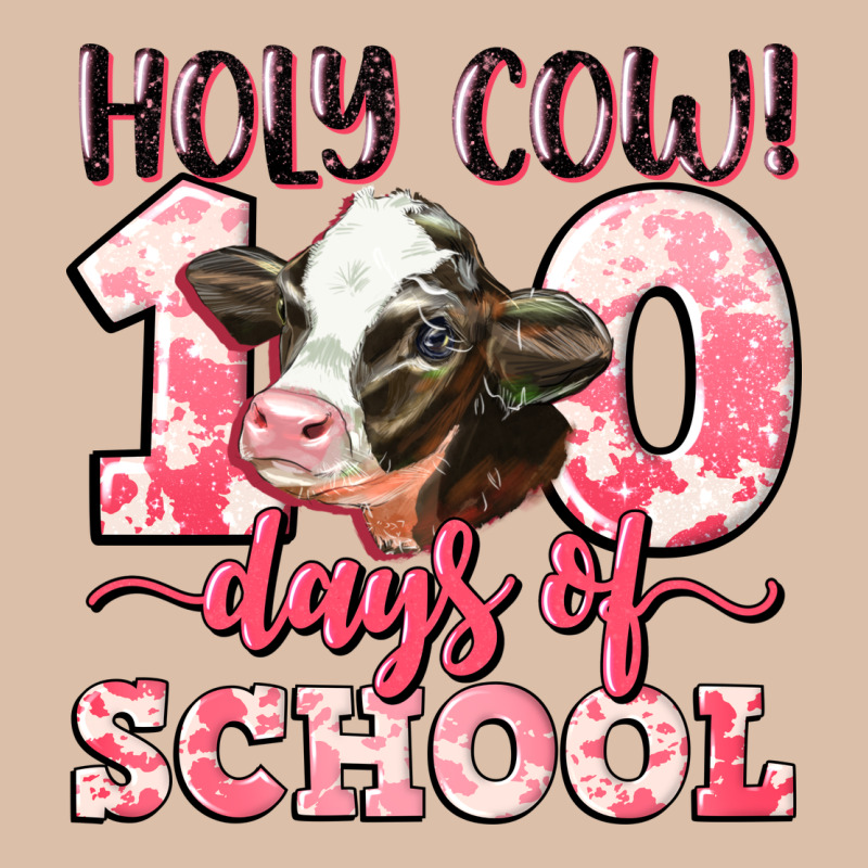 Holy Cow 100 Days Of School Urban Heavy Tee by LillyAllenDesigns | Teevron