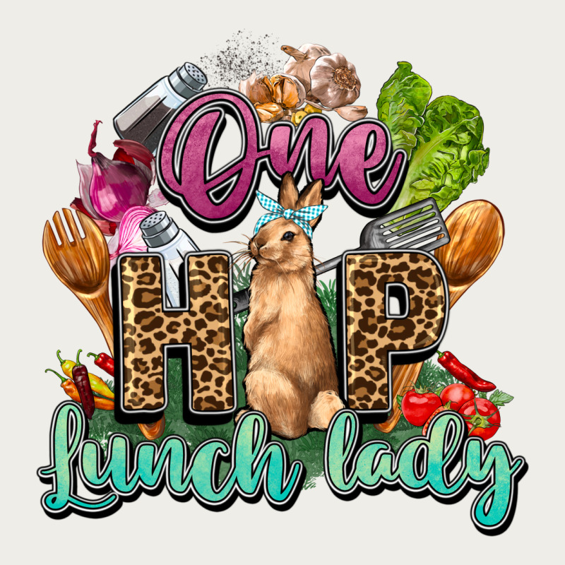 One Hip Lunch Lady Easter Day Zipper Hoodie by HowdyJamesFarm | Teevron
