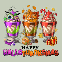 Happy Hallothanksmas Coffee Cups Ladies Tee | Teevron