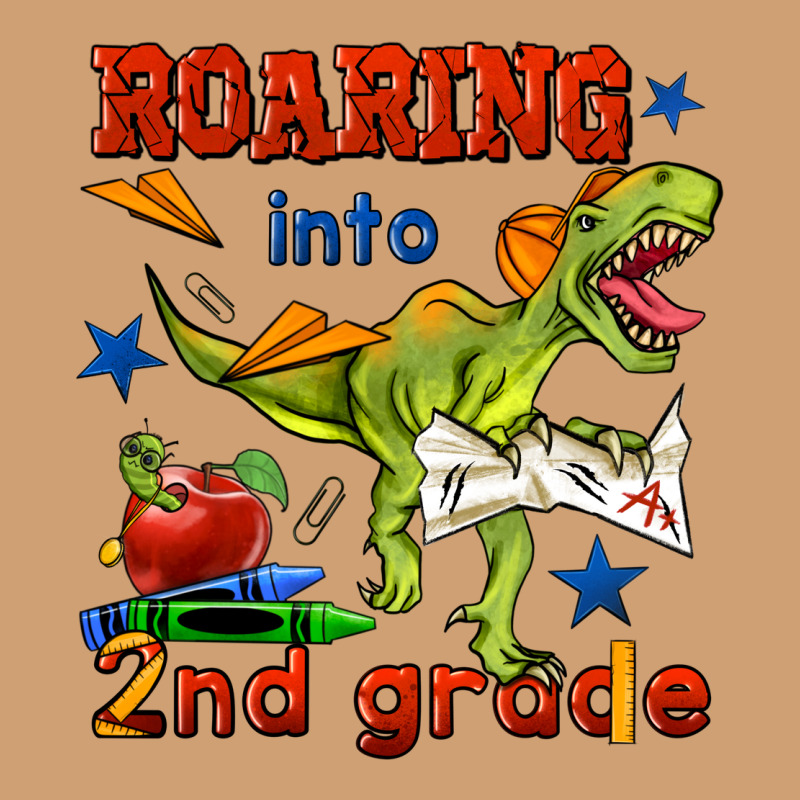 Roaring Into 2nd Grade Vintage Tee by BundleAndBundleShop | Teevron