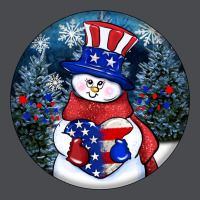 Patriotic Snowman Ornament 4th Of July Zipper Hoodie | Teevron
