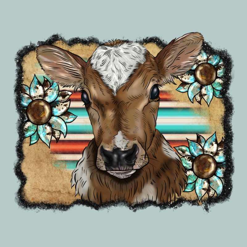 Western Wreath Baby Calf Heavy Core Tee by BarkalooDesign | Teevron