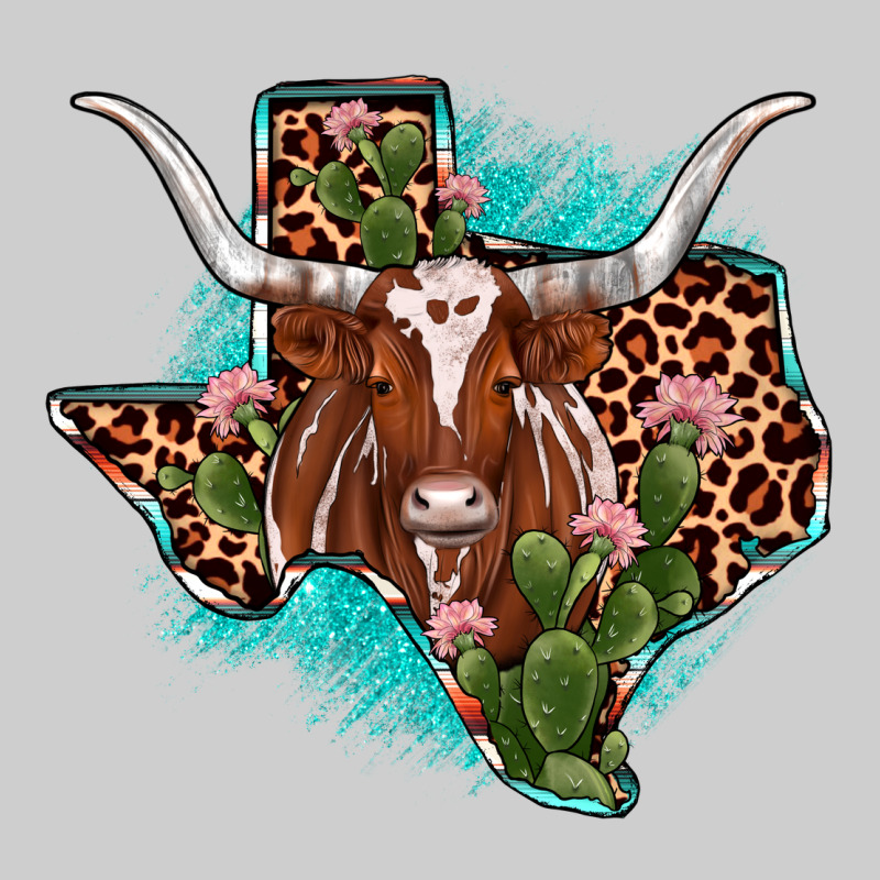 Texas Longhorn Texas Map Premium Tee by JahusDesignShop | Teevron