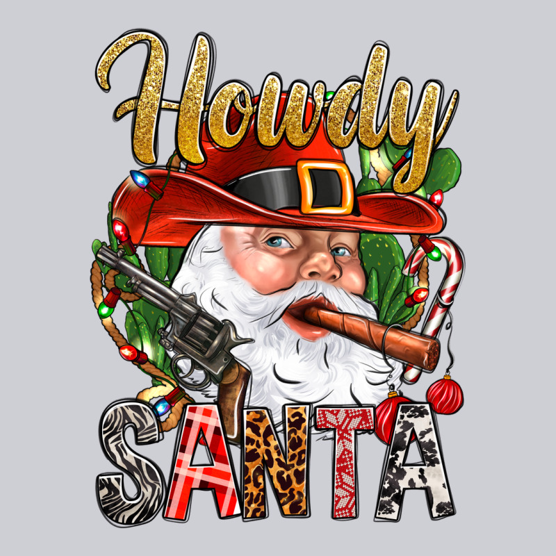Howdy Santa Heavyweight Sweatshirt by NancyCooperArtShop | Teevron