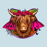 Halloween Highland Cow Horseshoe Ladies Tee | Teevron