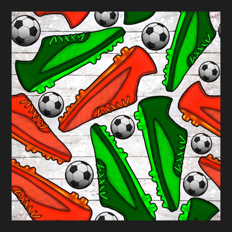 Soccer Shoes Seamless Pattern Classic Tee by BundleAndBundleShop | Teevron