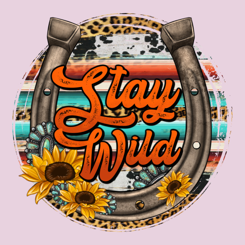 Stay Wild Horseshoe Ladies Tee by Jasminsmagicworld | Teevron