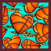 Basketball Hearts With Leopard Seamless Pattern Classic Tee | Teevron