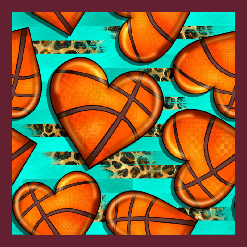 Basketball Hearts With Leopard Seamless Pattern Classic Tee by BundleAndBundleShop | Teevron