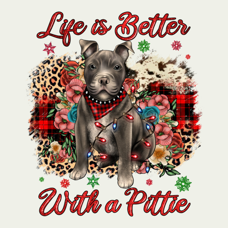 Christmas Life Is Better With A Pittie Urban Heavy Tee by JahusDesignShop | Teevron