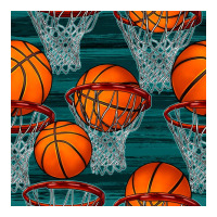 basketball hoop seamless pattern | Teevron