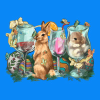 Easter Day Wine Glasses Bunny Zipper Hoodie | Teevron