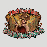 I Don't Need A Man Cowgirl Western Zipper Hoodie | Teevron