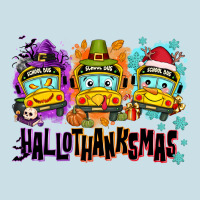 Happy Hallothanksmas School Bus Ladies Tee | Teevron