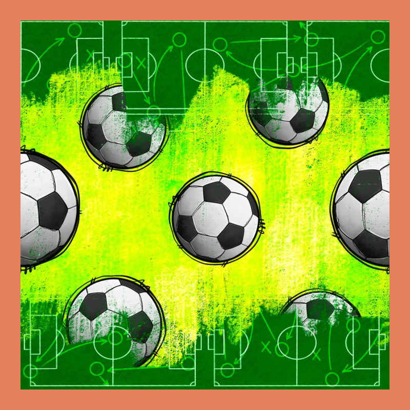 Soccer Balls With Field  And Tactics Seamless Pattern Classic Tee by BundleAndBundleShop | Teevron