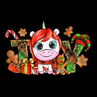 Joy Unicorn Christmas Ladies Tee | Teevron
