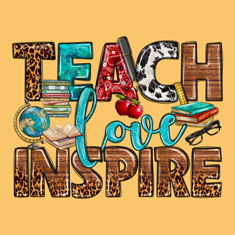 Teach Love Inspire With Leopard Vintage Hoodie by BundleAndBundleShop | Teevron