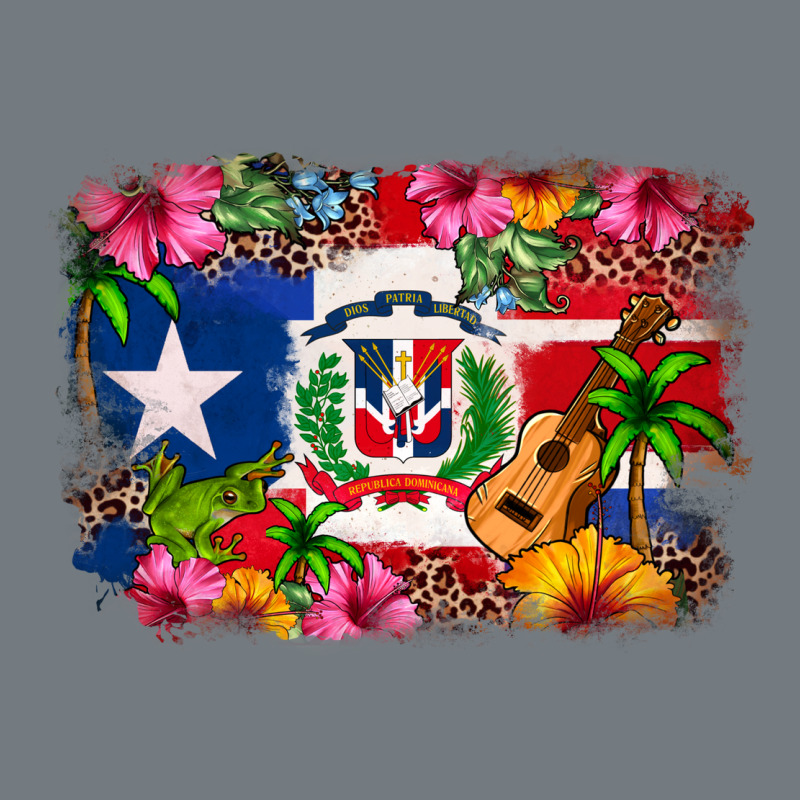 Dominican Republic And Puerto Rico Flag Heavyweight Sweatshirt by texasbilliewilder | Teevron