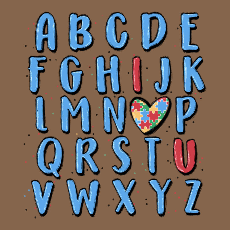 Alphabet Autism Awareness Premium Tee by MaliasSmallBusiness | Teevron