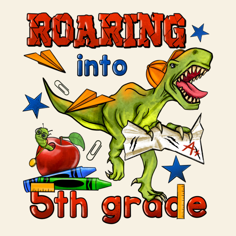 Roaring Into 5th Grade Vintage Tee by BundleAndBundleShop | Teevron