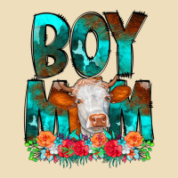 Boy Mom Flowers Cow Premium Hoodie | Teevron