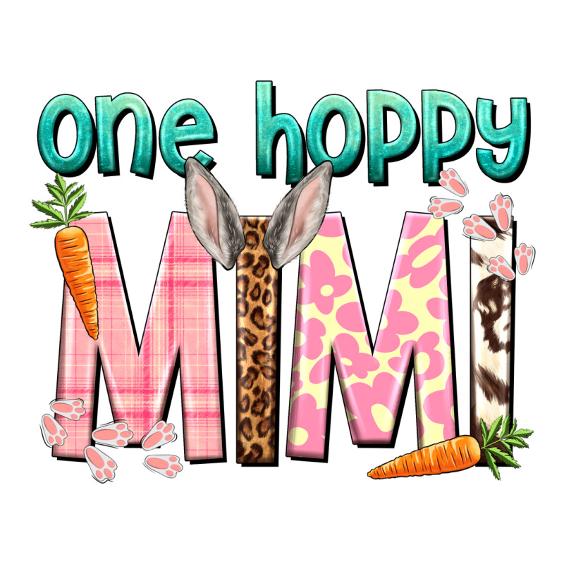 One Hoppy Mimi Easter Day Zipper Hoodie by HowdyJamesFarm | Teevron