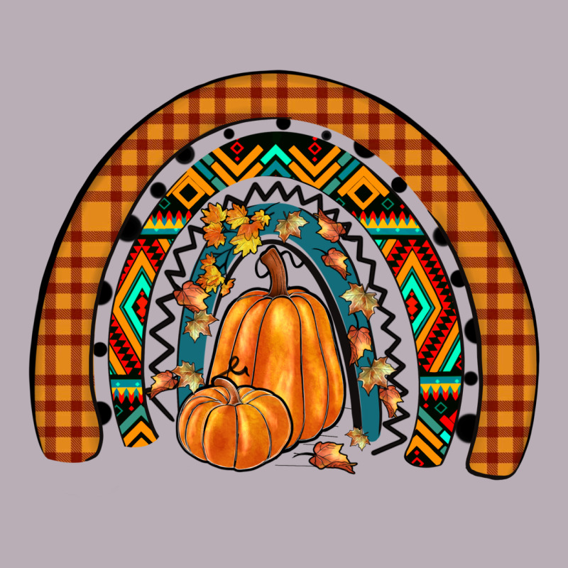Fall Pumpkin Rainbow Vintage Tee by JahusDesignShop | Teevron