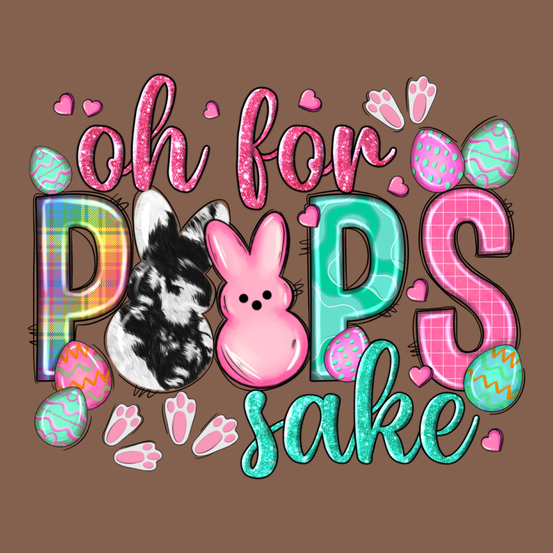 Oh For Peeps Sake Cowhide Easter Day Zipper Hoodie by HowdyJamesFarm | Teevron