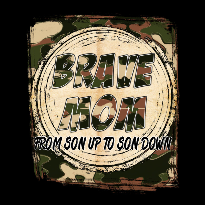 Brave Mom From Son Up To Son Down Mother's Day Premium Sweatshirt by FaDigitalArtStudio | Teevron
