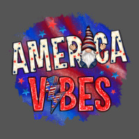 America Vibes With Gnome Zipper Hoodie | Teevron