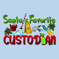 Santa's Favorite Custodian Classic Tee | Teevron