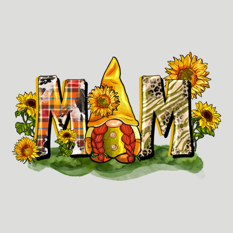 Mom Gnome Sunflower Zipper Hoodie by CowGirlArtShop | Teevron