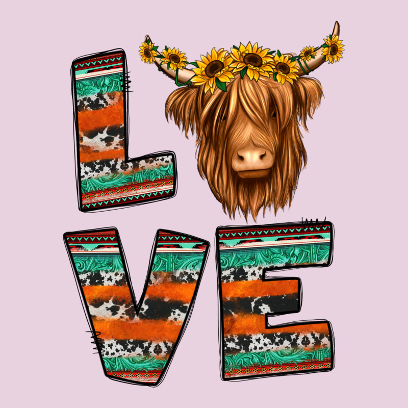 Love Highland Cow Ladies Tee by Jasminsmagicworld | Teevron
