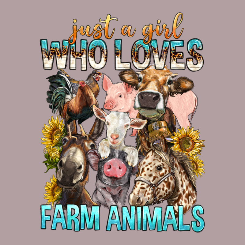 Just A Girl Who Loves Farm Animals Vintage Hoodie by BundleAndBundleShop | Teevron