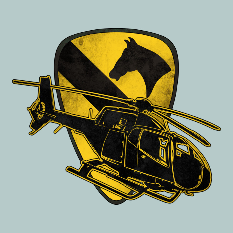 1st Cavalry Division Chopper Helicopter Air Cav Heavy Core Tee by Jasminsmagicworld | Teevron