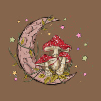 Moon And Mushrooms Premium Tee | Teevron