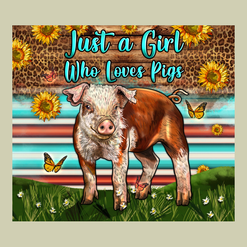 Just A Girl Who Loves Pig Heavy Core Tee by LillyAllenDesigns | Teevron