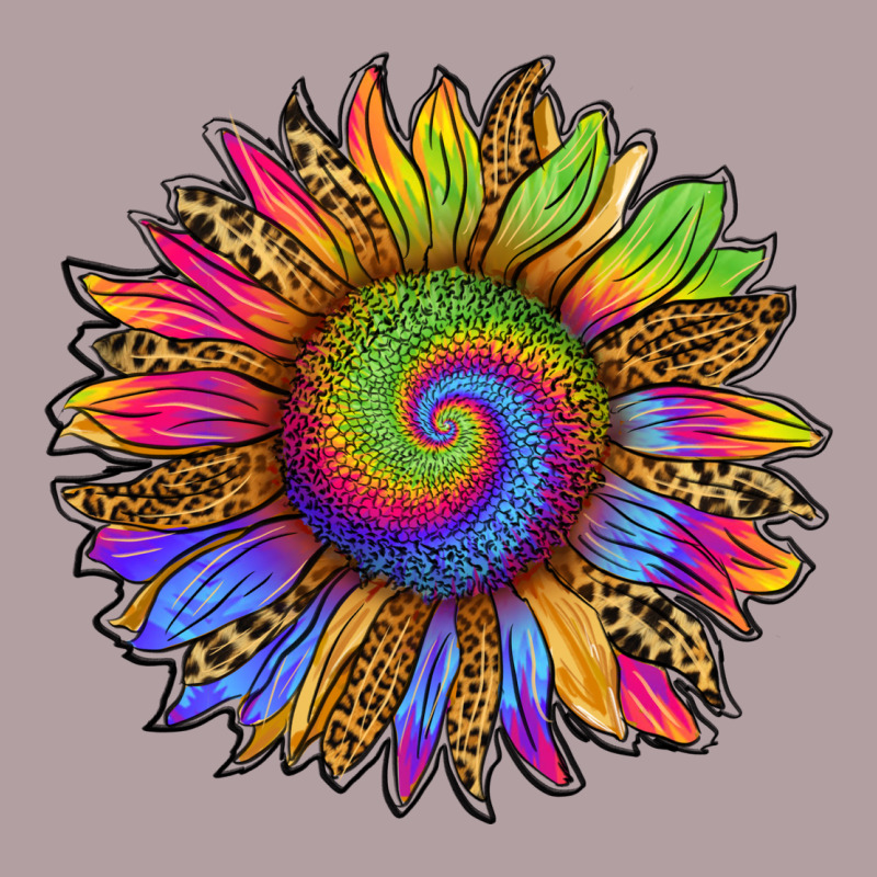 Tie Dye Sunflower Vintage Hoodie by RanaPortraitStore | Teevron